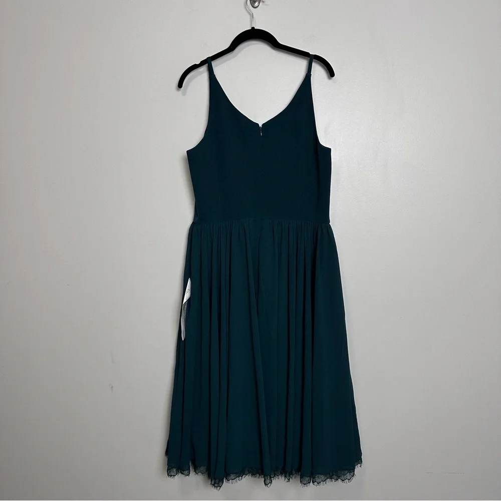 Dress The Population Alicia Dress Pine Green Size XL - Picture 6 of 11
